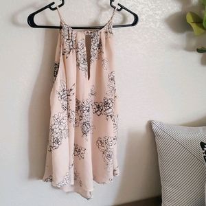 Pink Floral Tank